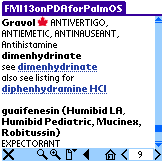 FMI13 on Palm PDA screenshot