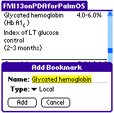 FMI13 on Palm PDA screenshot