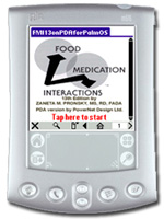 Screenshot of FMI13 for Palm OS PDAs