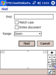 FMI13 on Pocket PC screenshot