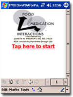 Screenshot of FMI13 for Pocket PC