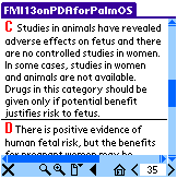 FMI13 on Palm PDA screenshot